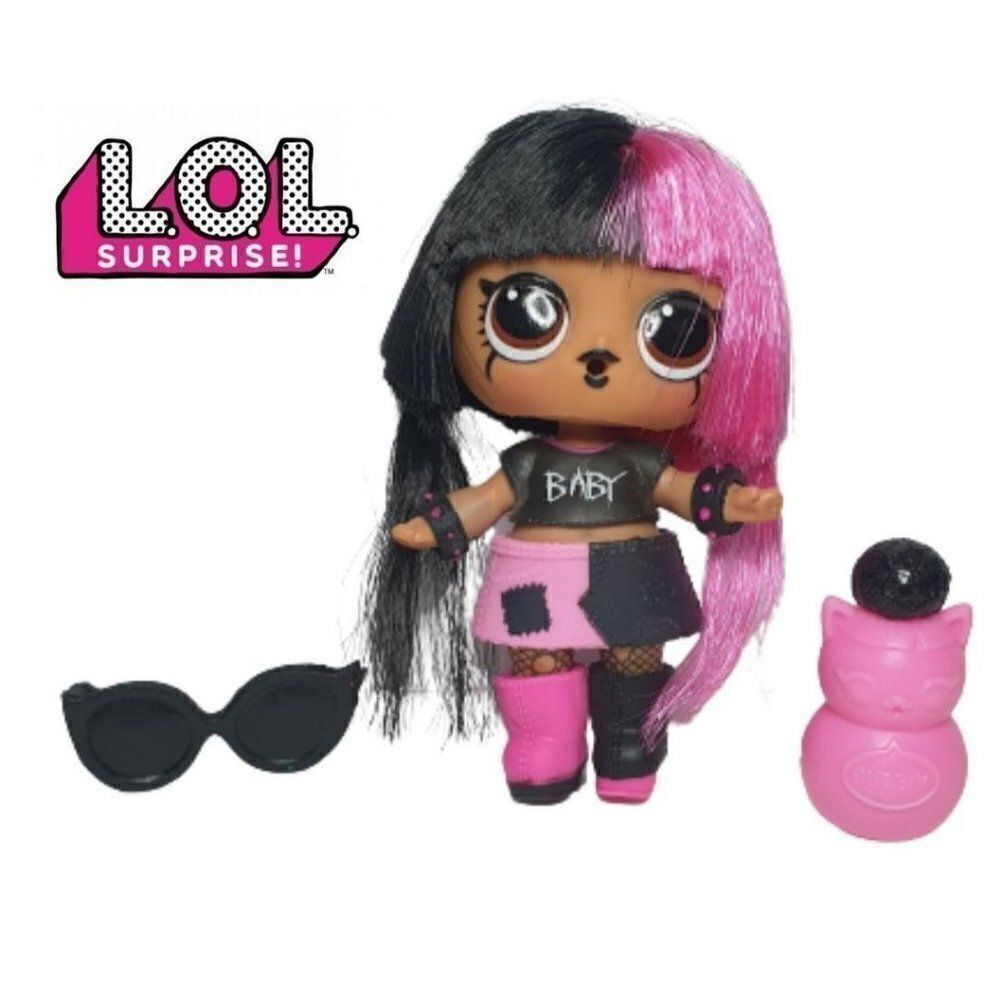 LOL Surprise Doll METAL BABE Hairgoals Series 1 Makeover Mini Figure Doll